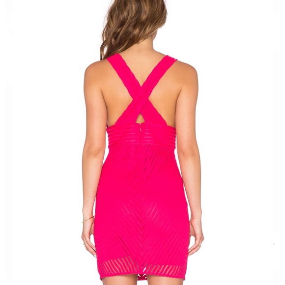 🌺Deep V Stripe Detail Mini Dress🌺 - Picture 3 of 6